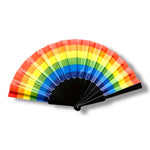 Kinky Pleasure - T075 - Pride Rainbow Hand Fan - 3 Colours