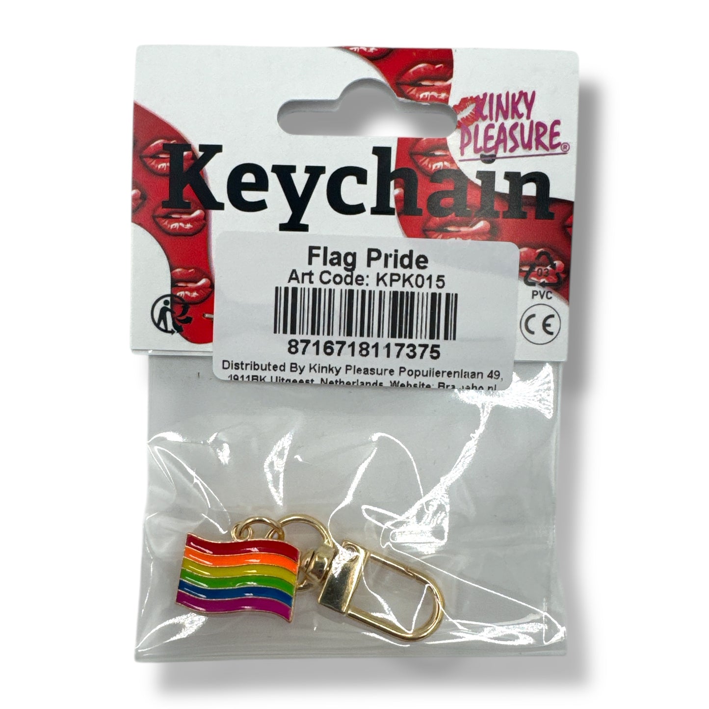 Kinky Pleasure - KPK015 - Keychain - Flag Pride