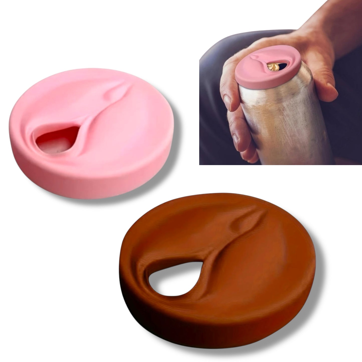 Kinky Pleasure - T207 - Pussy Drinking Blik Cover - 2 Colours