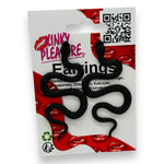 Kinky Pleasure - S038 - Earrings - Snake Black