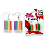 Kinky Pleasure - S041 - Earrings - Rainbow Pencils