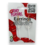 Kinky Pleasure - S037 - Earrings - Heart Lolly - 6 Colours