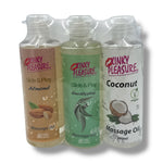 Kinky Pleasure - Massage Oil - 3 Models – 300ml – Eucalyptus, Almond, Coconut (100ml each)