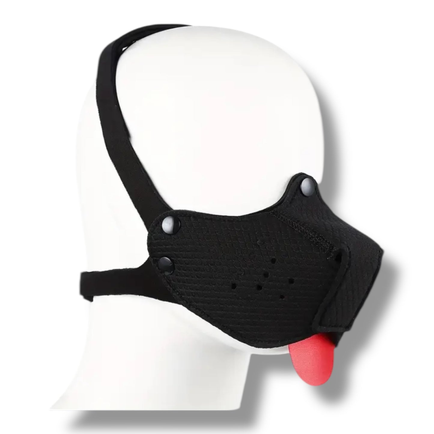Kinky Pleasure – KPPP003 – Puppy Play Dog Mask – Smaller Size – Black Edition