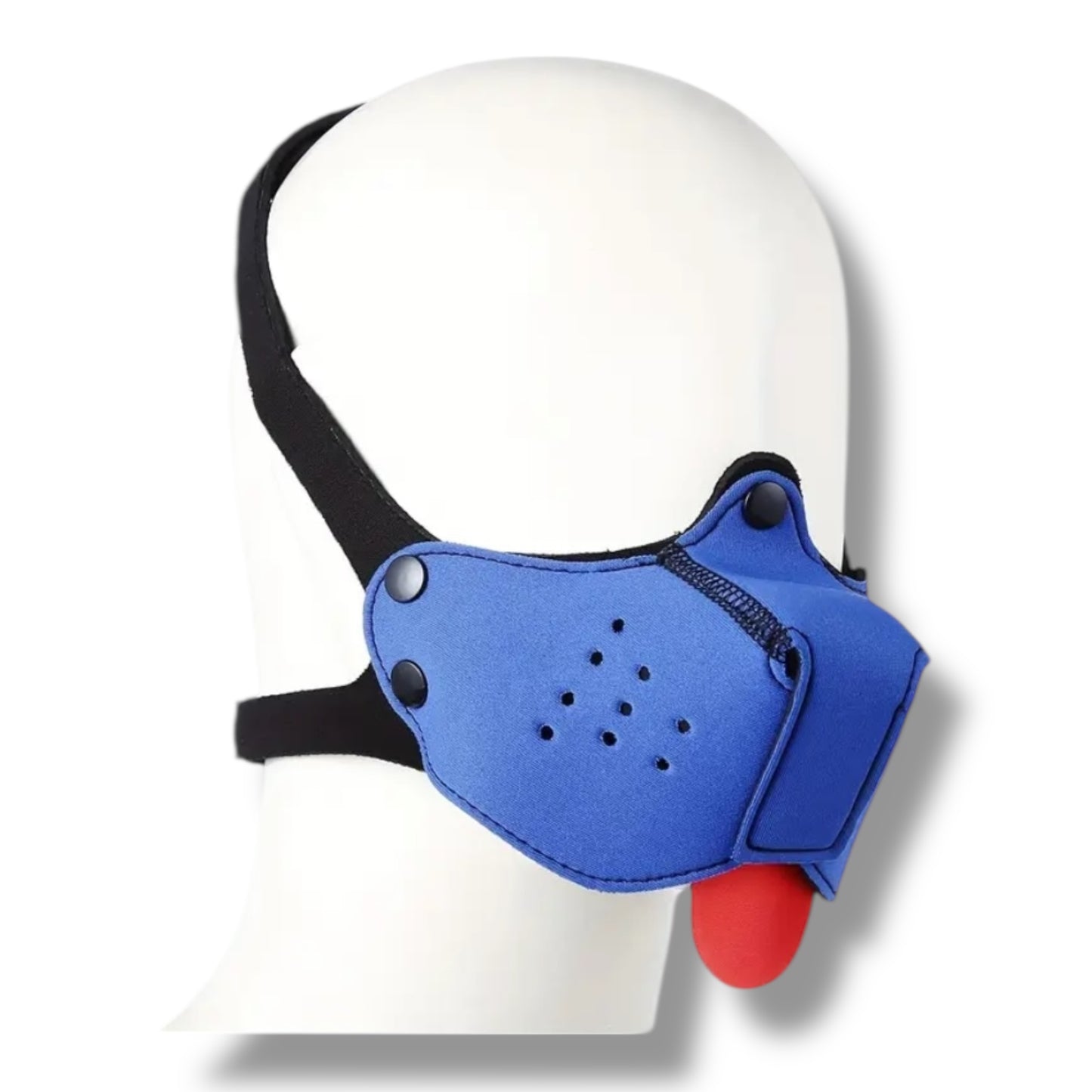 Kinky Pleasure – KPPP001 – Puppy Play Dog Mask – Smaller Size – Blue Edition