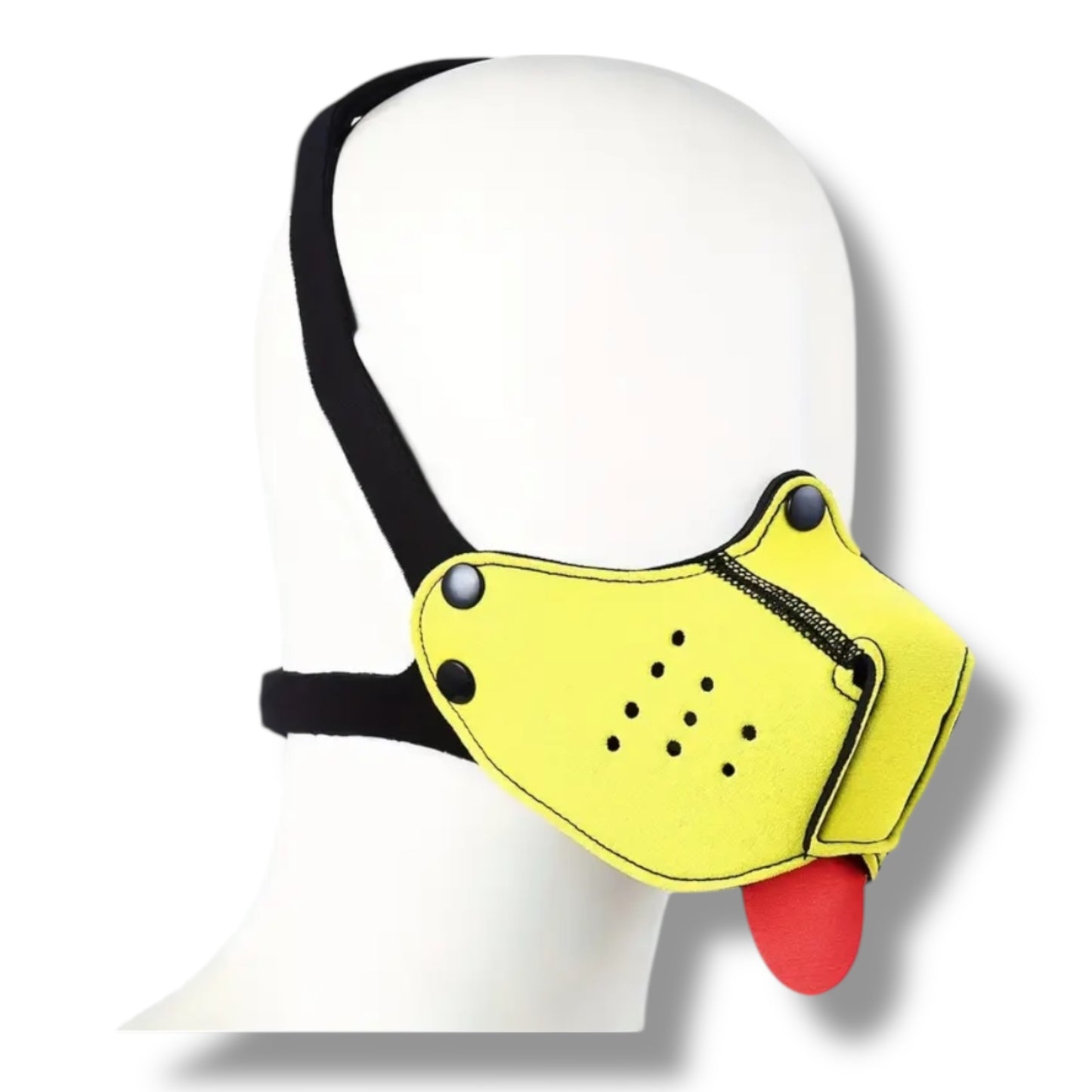 Kinky Pleasure – KPPP004 – Puppy Play Dog Mask – Smaller Size – Yellow Edition
