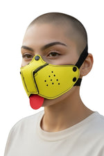 Kinky Pleasure – KPPP004 – Puppy Play Dog Mask – Smaller Size – Yellow Edition