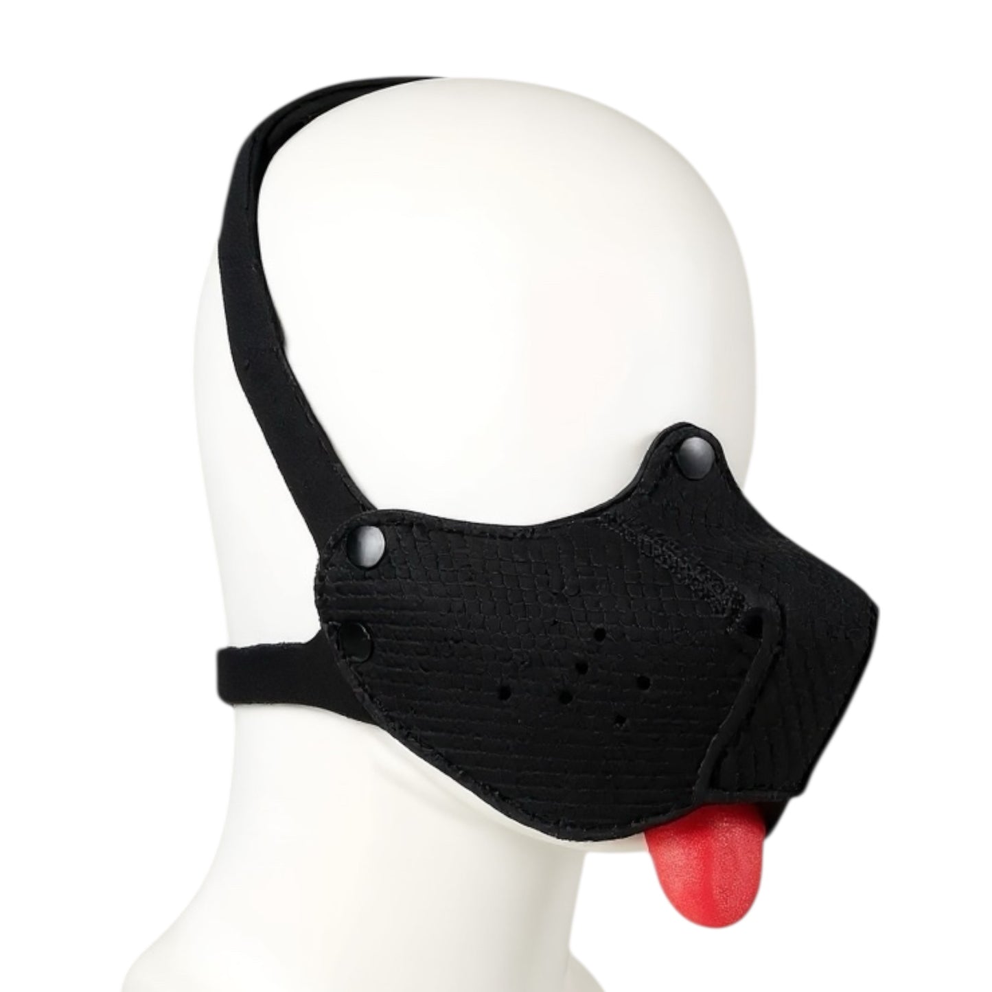 Kinky Pleasure – KPPP003 – Puppy Play Dog Mask – Smaller Size – Black Edition