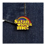 Kinky Pleasure - KPB055 - Badge / Pin - Satan Loves Me