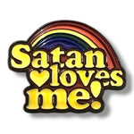 Kinky Pleasure - KPB055 - Badge / Pin - Satan Loves Me