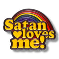 Kinky Pleasure - KPB055 - Badge / Pin - Satan Loves Me