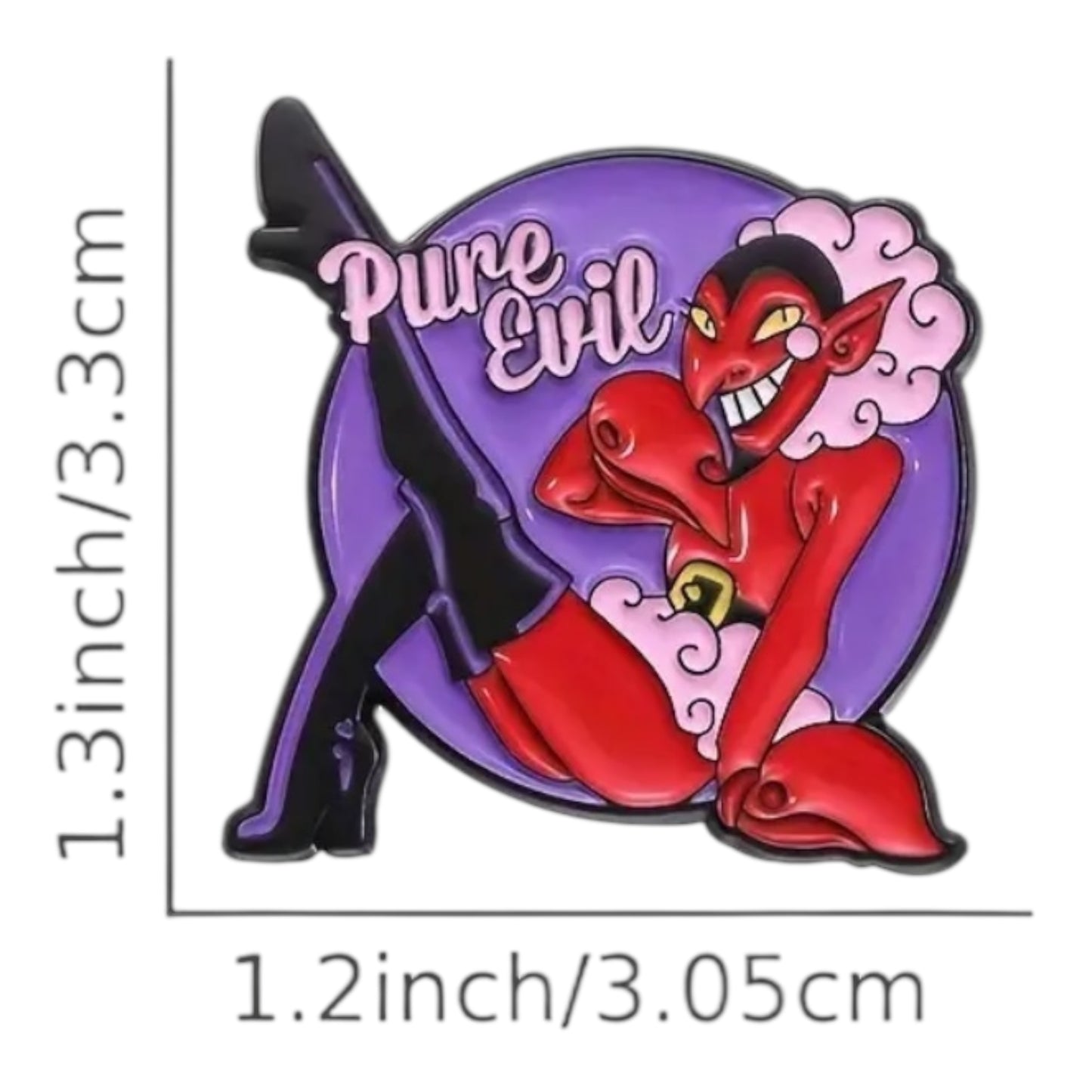 Kinky Pleasure - KPB056 - Badge / Pin - Pure Evil