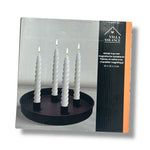 Villa Volance - KV010 - Metal Tray with Magnetic Candle Holders – 25 x 25 x 3 cm