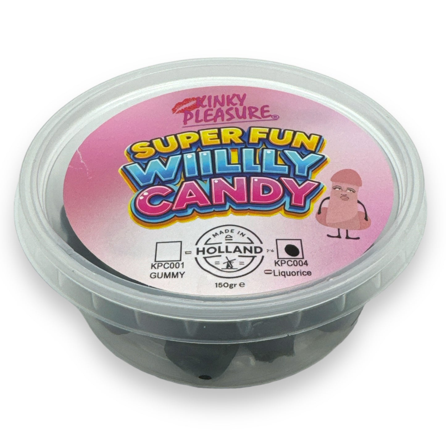 Kinky Pleasure - KPC004 - Super Fun Willy Candy - Liqurice - 150 grams