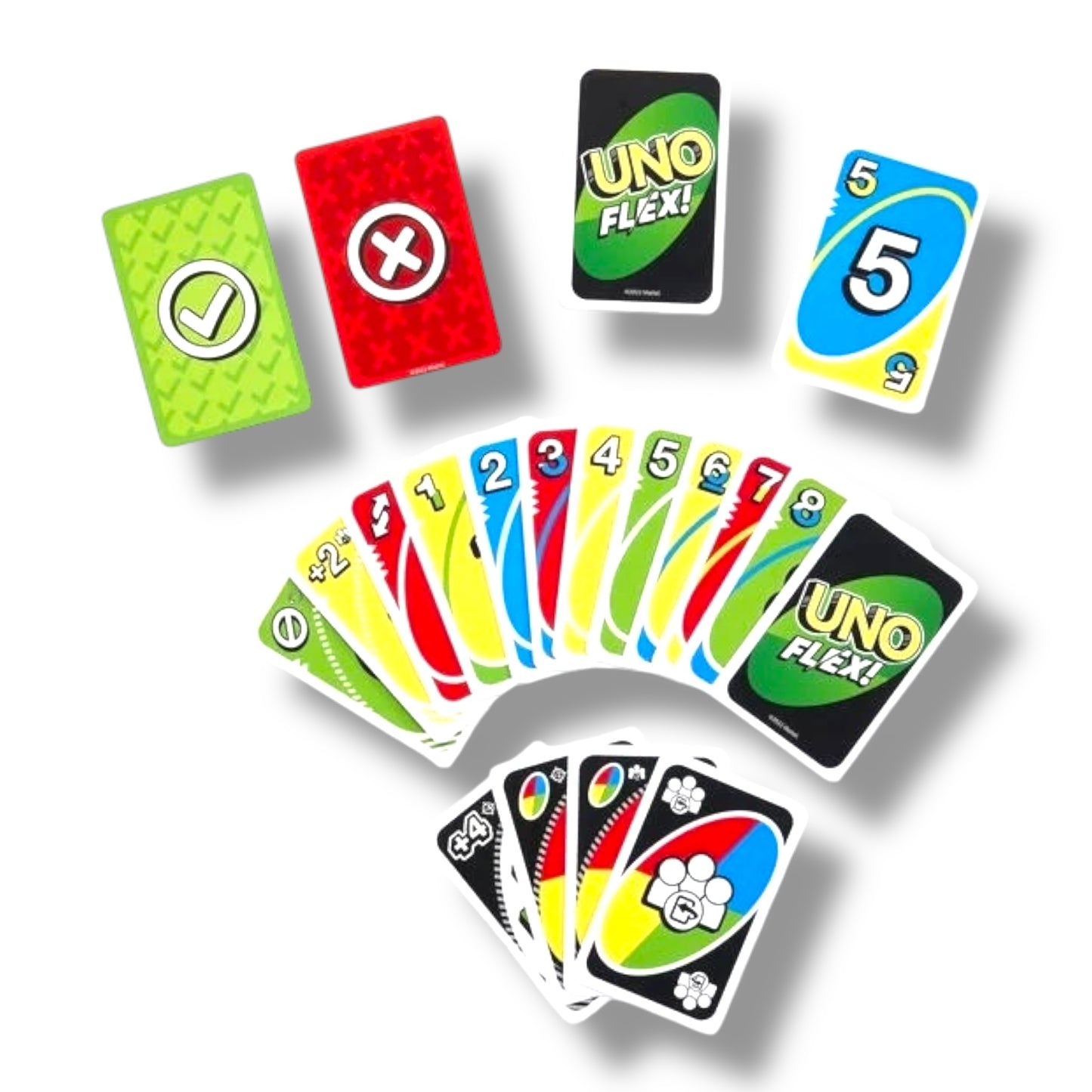 Mattel - KV006 - UNO FLEX - Card Game For Whole Family ( Colourblind Edition)