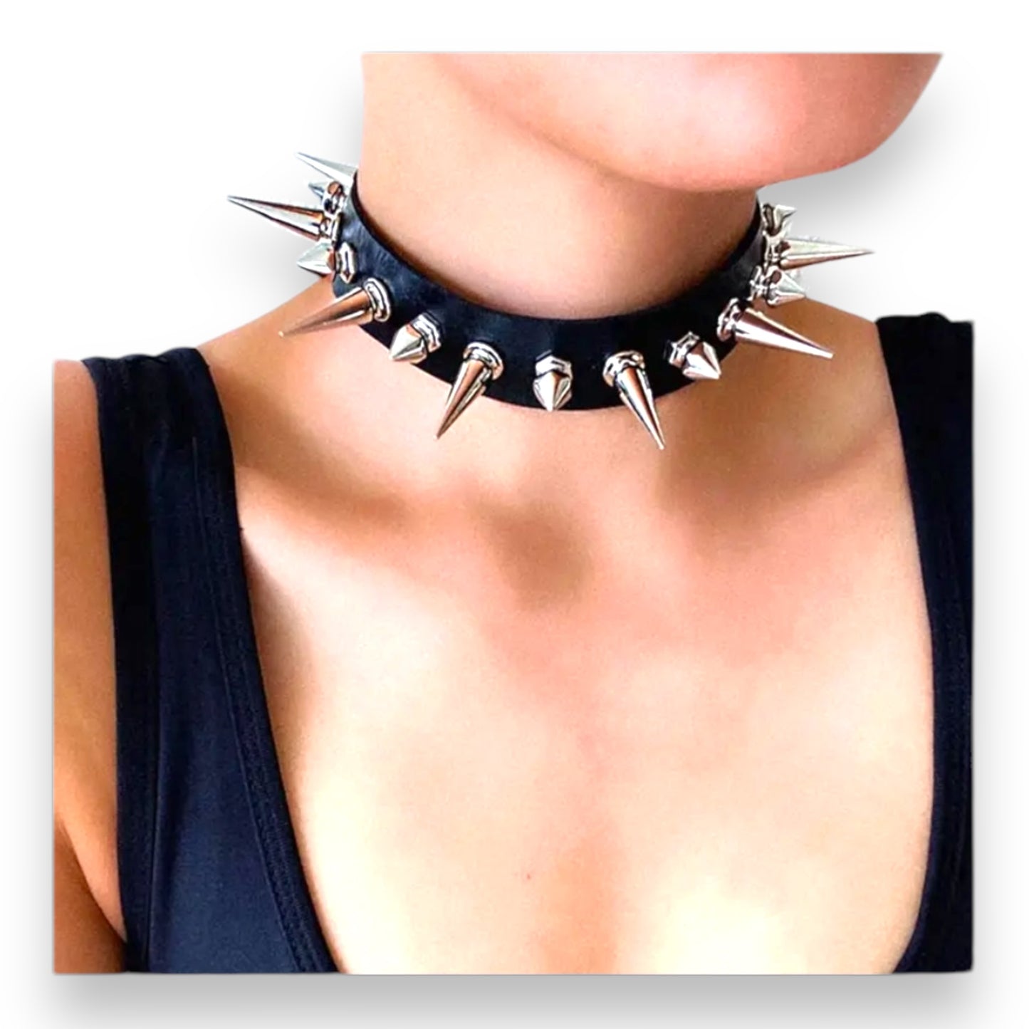 Kinky Pleasure - T158 - Extreme Spiked Choker