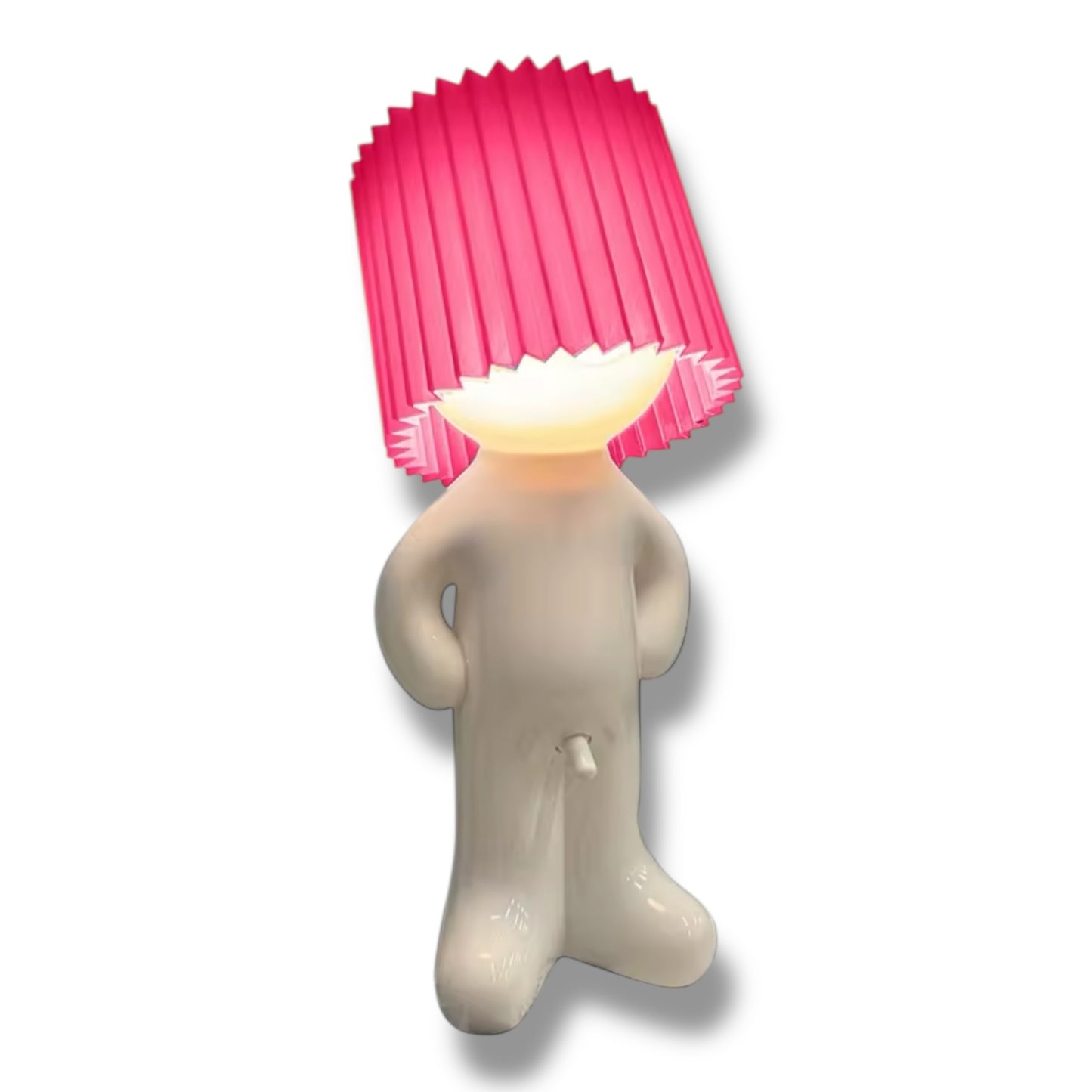 Kinky Pleasure - T121 - Fun Table Lamp White With Penis As Light Switch