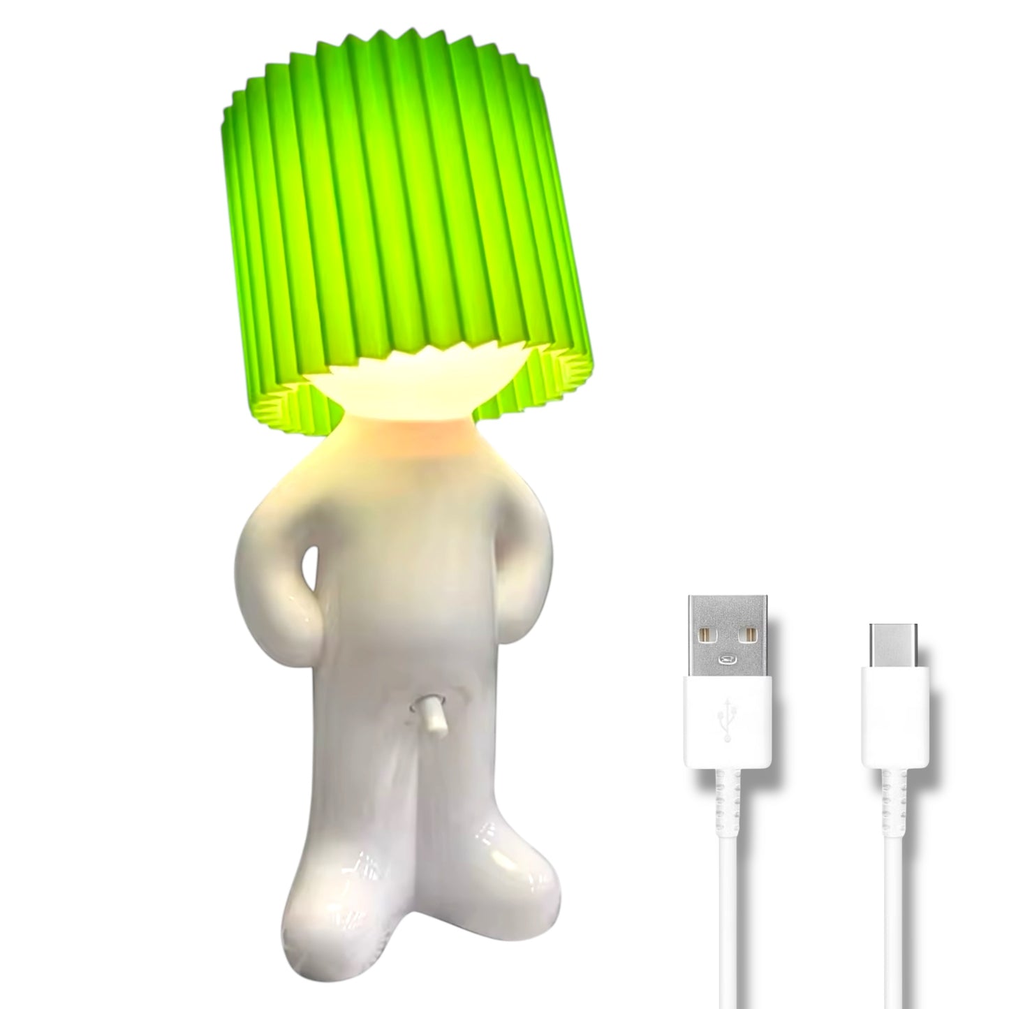 Kinky Pleasure - T121 - Fun Table Lamp White With Penis As Light Switch