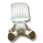 Kinky Pleasure - T131 - Fun Table Lamp White With Penis As Light Switch (Sitting Model)