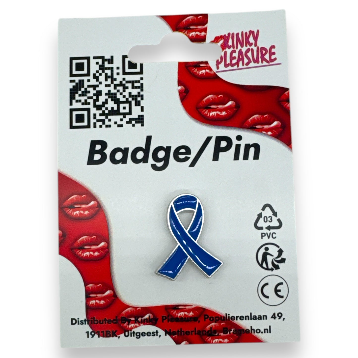 Kinky Pleasure - T060 - Breast Cancer Awareness Pink Ribbon Pin/Button