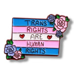 Kinky Pleasure - KPB060 - Badge / Pin - Trans Rights Are Human Rights