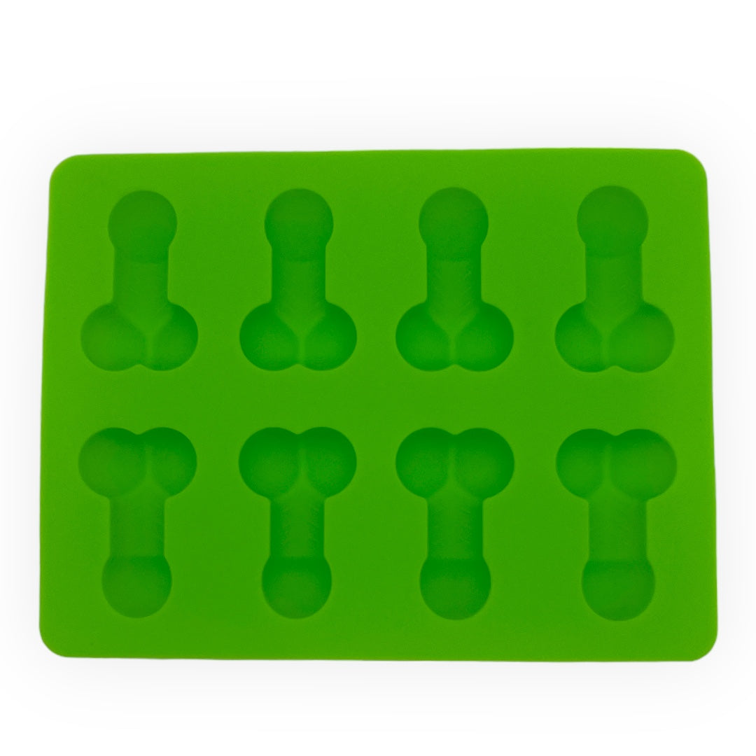 Kinky Pleasure - KP009 - Penis Baking/Ice Mold – Green – Silicone – 18x14 cm