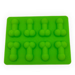 Kinky Pleasure - KP009 - Penis Baking/Ice Mold – Green – Silicone – 18x14 cm