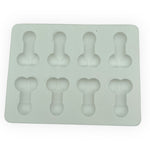 Kinky Pleasure - KP009 - Penis Baking/Ice Mold – White – Silicone – 18x14 cm