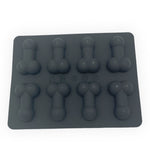 Kinky Pleasure - KP009 - Penis Baking/Ice Mold – Black – Silicone – 18x14 cm