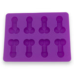 Kinky Pleasure - KP009 - Penis Baking/Ice Mold – Purple – Silicone – 18x14 cm