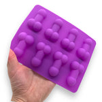 Kinky Pleasure - KP009 - Penis Baking/Ice Mold – Purple – Silicone – 18x14 cm