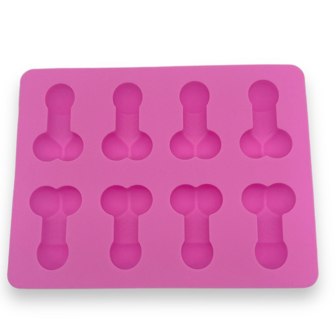 Kinky Pleasure - KP009 - Penis Baking/Ice Mold – Pink – Silicone – 18x14 cm