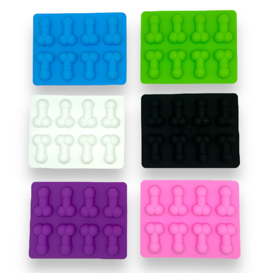 Kinky Pleasure - KP009 - Penis Baking/Ice Mold – Pink – Silicone – 18x14 cm