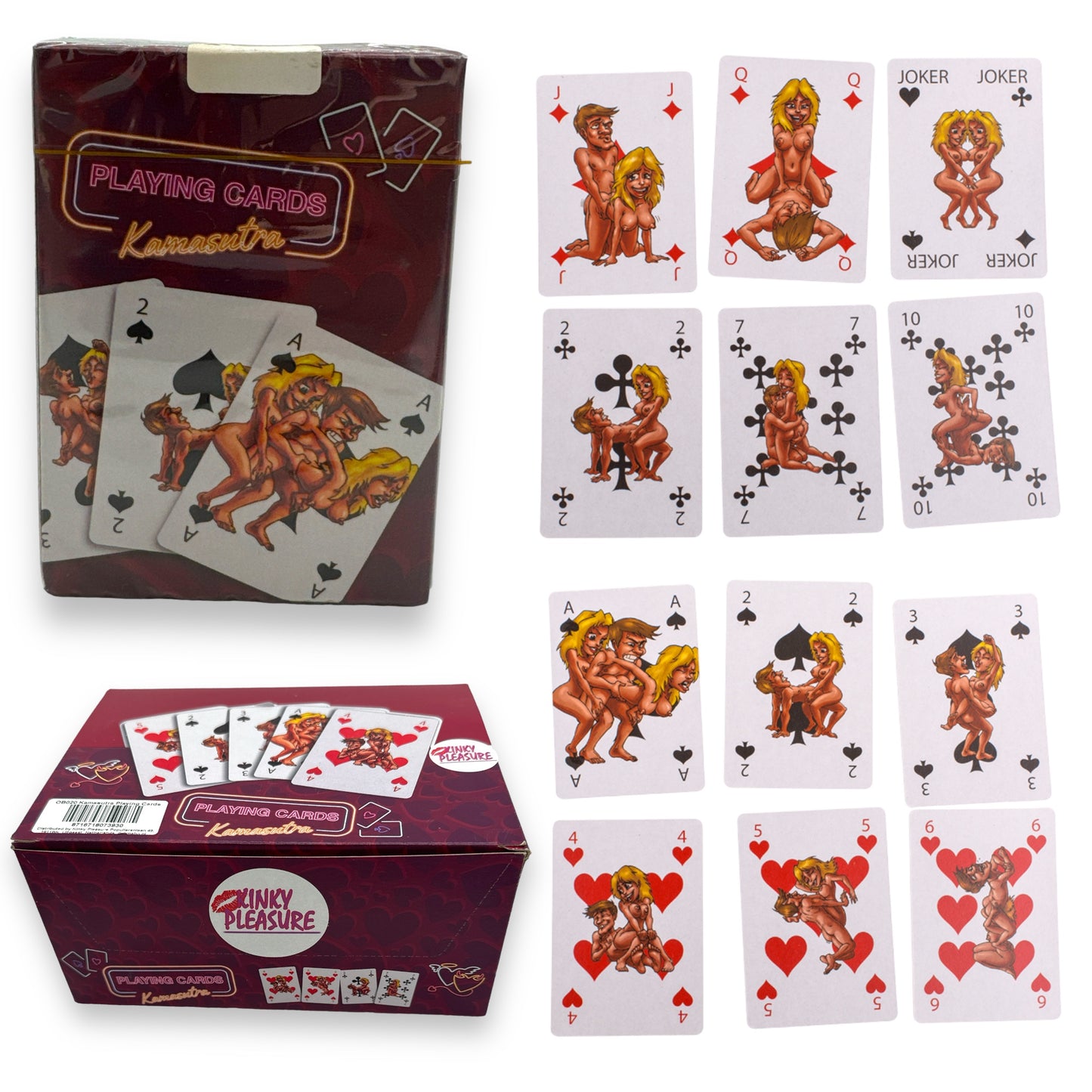 Kinky Pleasure - OB020 - Kamasutra Playing Cards