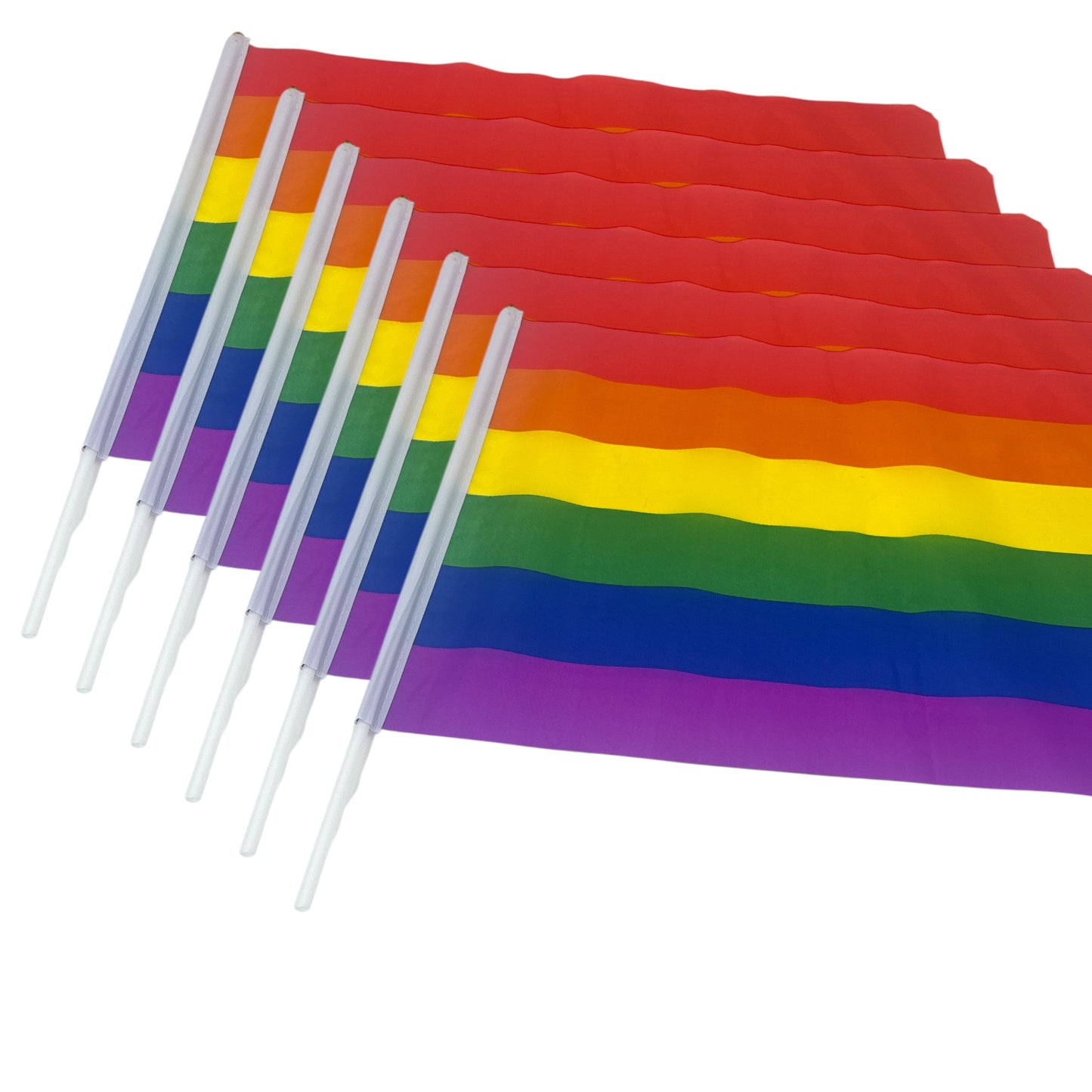 Kinky Pleasure - KPP006 - Rainbow Pride Flag -  6 Pieces - 40x46x30cm - Large