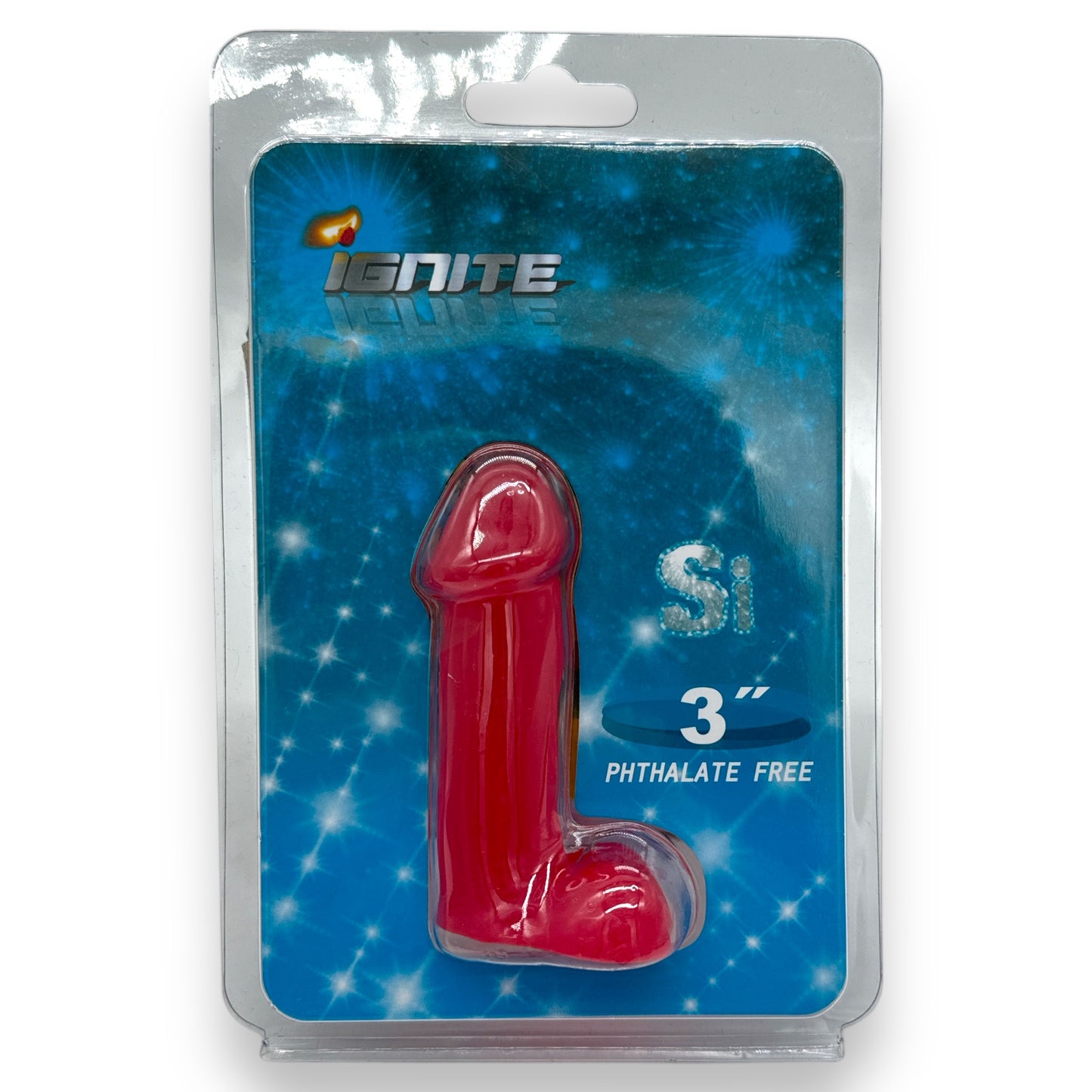 Ignite - IG20002 - 3 Inch Realistic Mini Dildo - 8 CM - Red