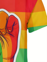 Kinky Pleasure - T133 - Pride Rainbow T Shirt - 3 Sizes
