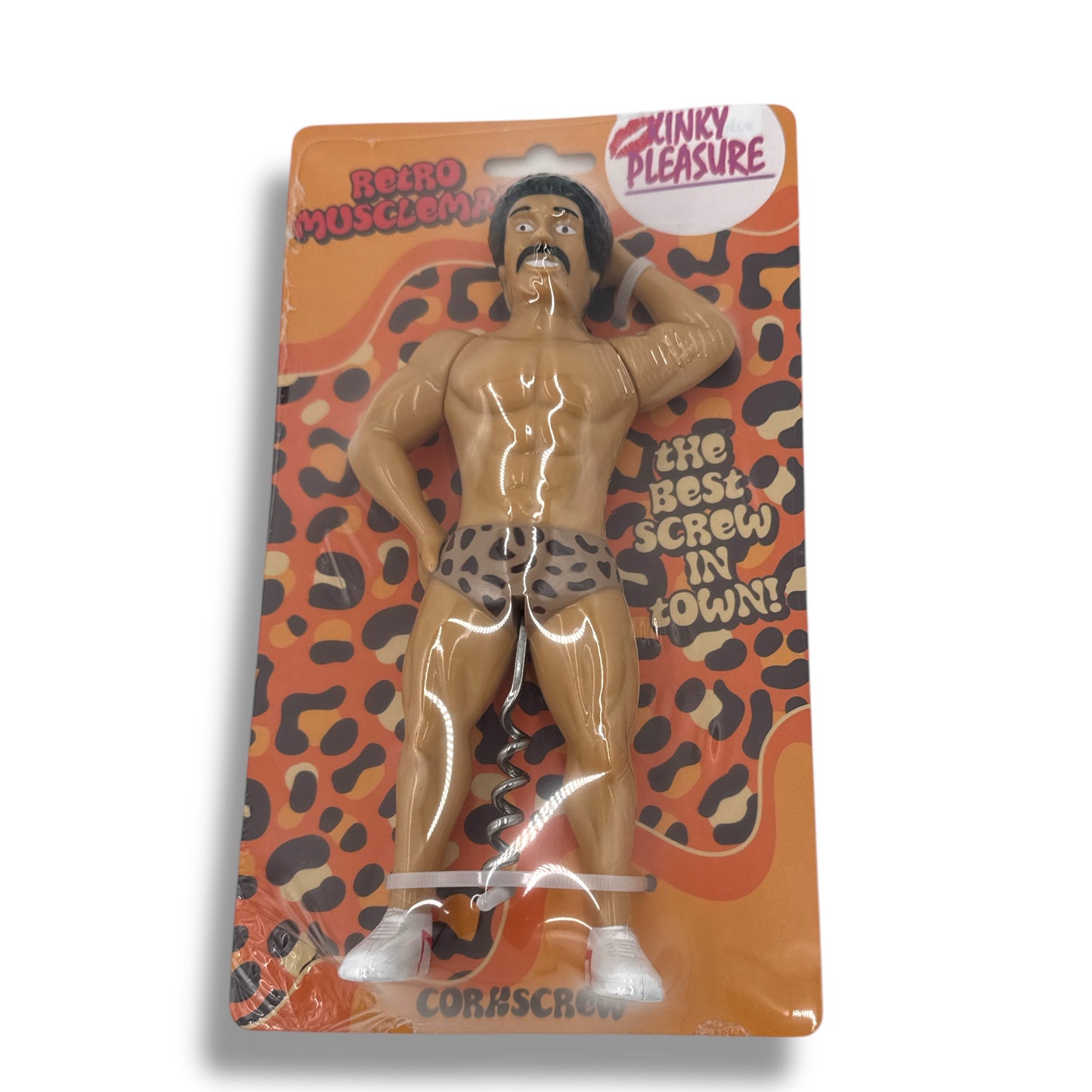 Kinky Pleasure - OB133 - Corkscrew Retro Muscleman - 20 cm