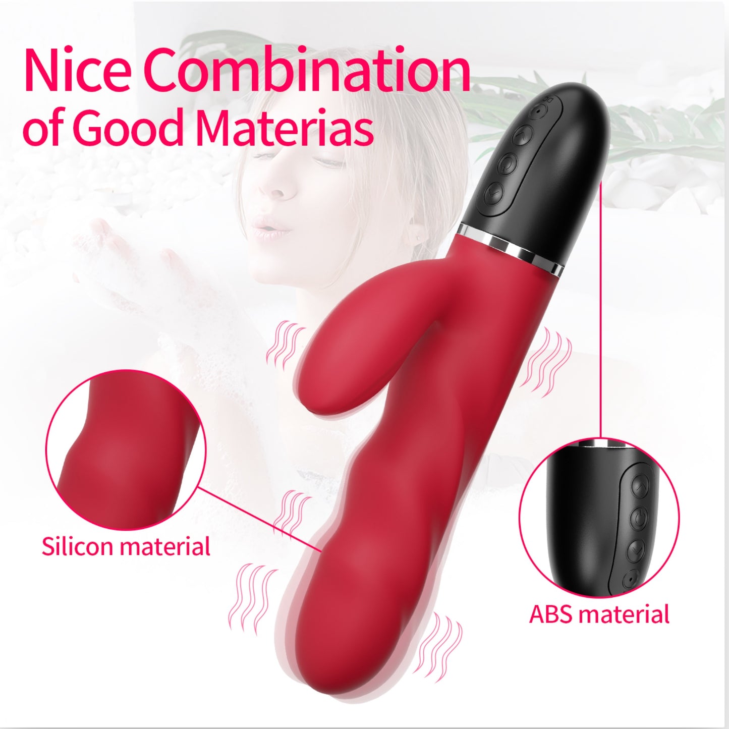 Power Escorts - BR310 - Medici G Spot & Clit Stimulator - Silicone - 10 Speed