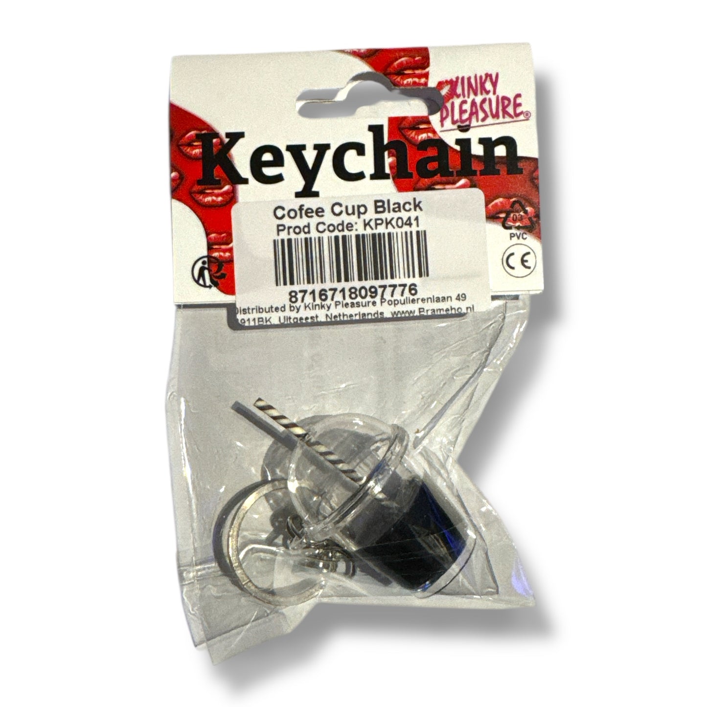 Kinky Pleasure - KPK041 - Keychain - Coffee Cup - Black