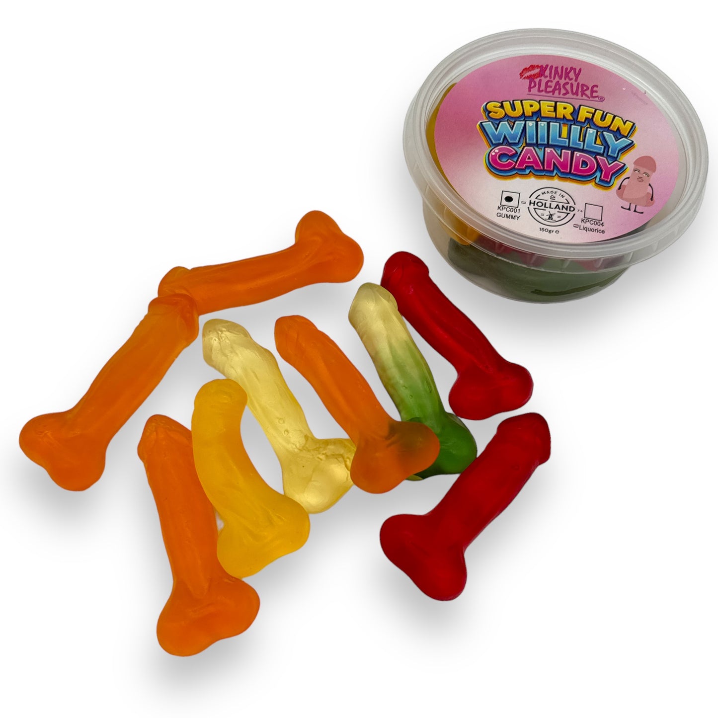 Kinky Pleasure - KPC001 - Super Fun Willy Candy - Gummy - 150 grams