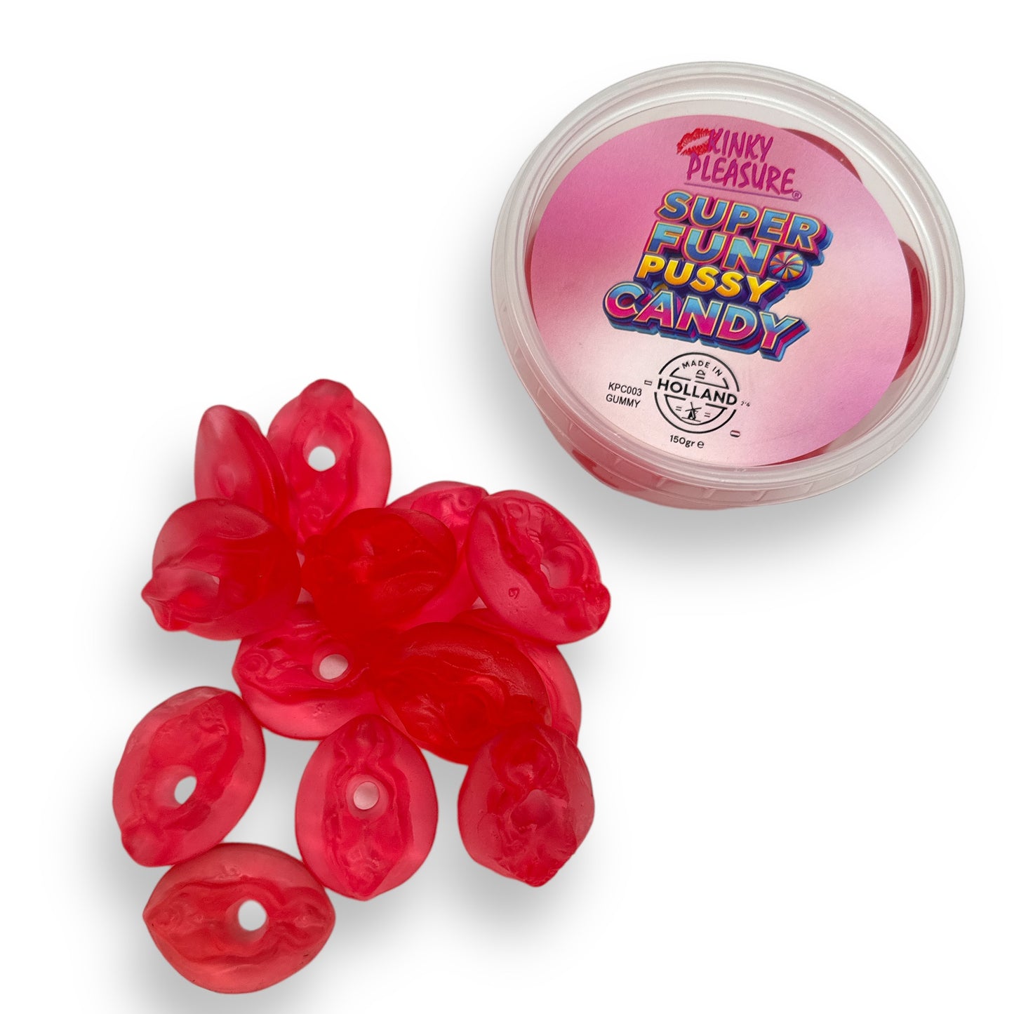 Kinky Pleasure - KPC003 - Super Fun Pussy Candy - Gummy - 150 grams