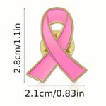 Kinky Pleasure - T060 - Breast Cancer Awareness Pink Ribbon Pin/Button