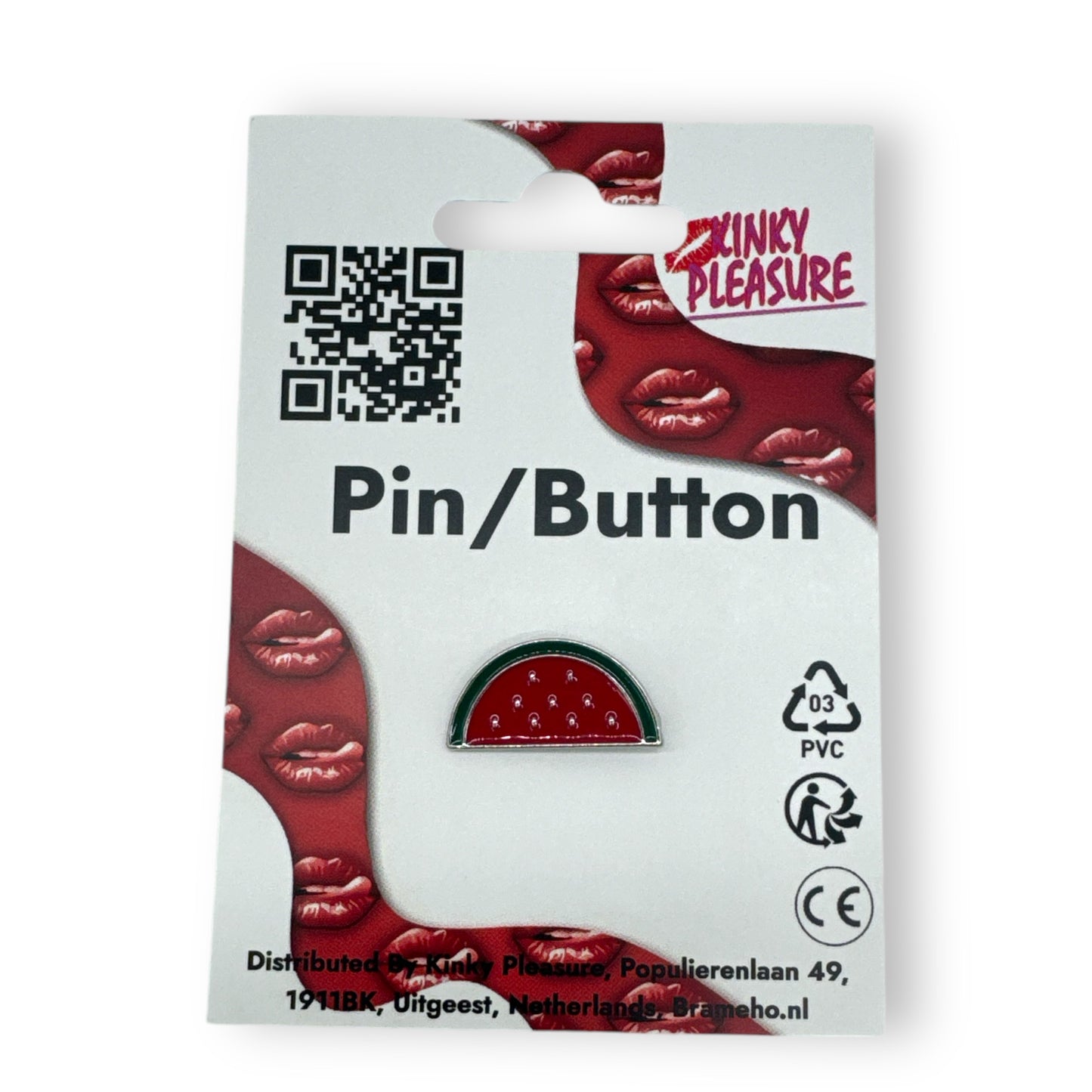 Kinky Pleasure - T115 - Melon Slice Pin/Badge