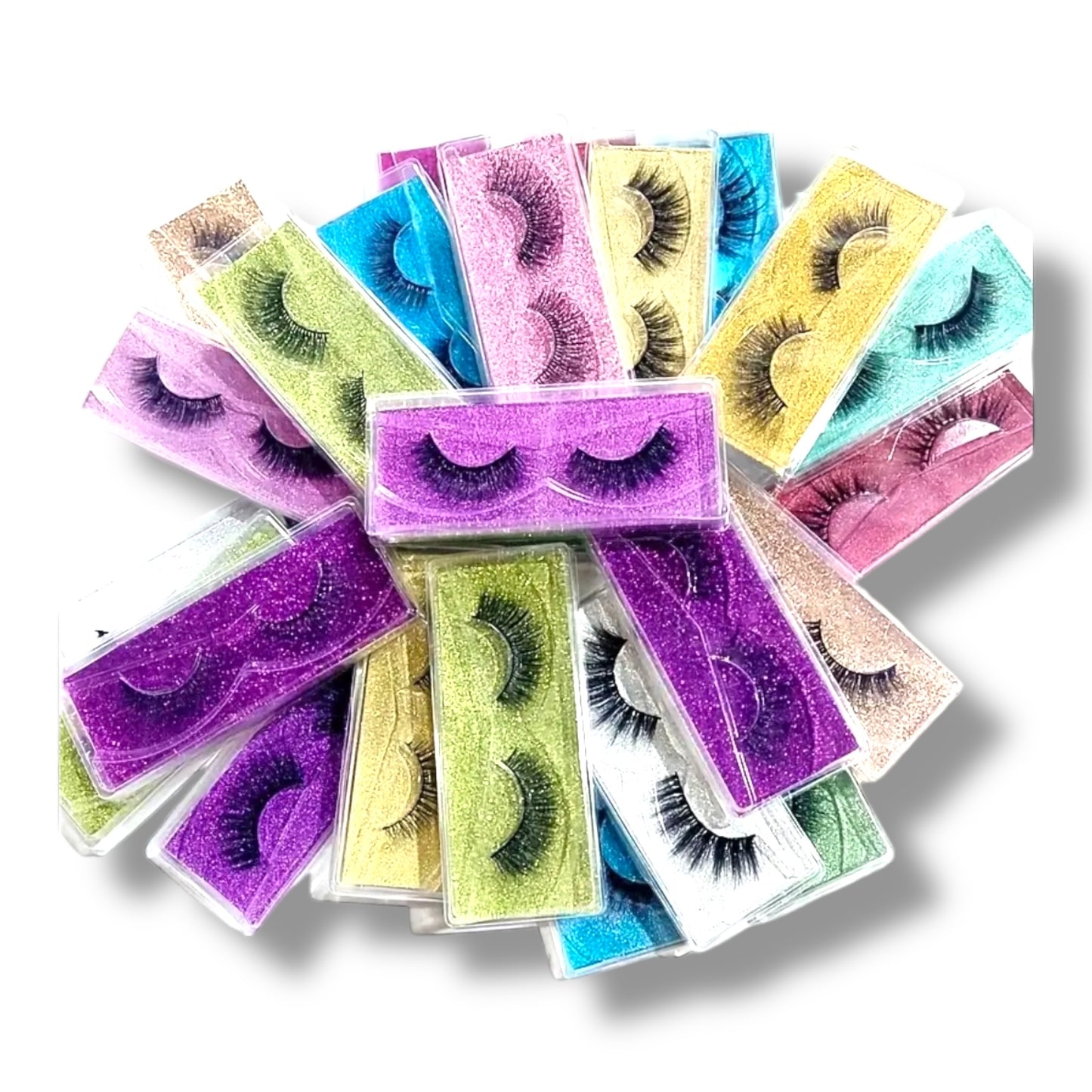 Kinky Pleasure – T244 – Eye Lashes – Mixed Styles – 10 Pairs of Glamorous Volume