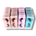 Kinky Pleasure – T244 – Eye Lashes – Mixed Styles – 10 Pairs of Glamorous Volume