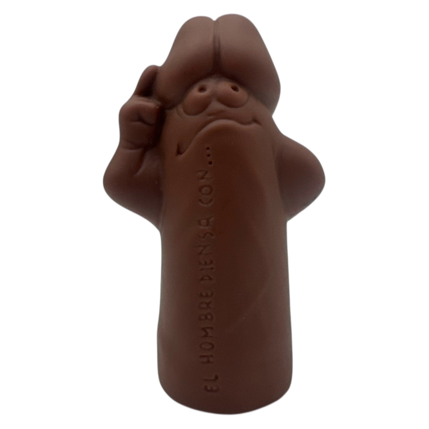 Kinky Pleasure - DS070 - Mr. Choco D Winkie – Squeezy Penis with Face & Peep Sound (Brown Edition)