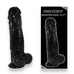 Power Escorts - BR227 - Black - Monster John XL Mega Realistic Dildo - 30 CM / 11,8 Inch