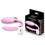 Power Escorts - BR151 - U-Vibe Couple Vibrator - Remote Control - 7 Functions - 2 Colours