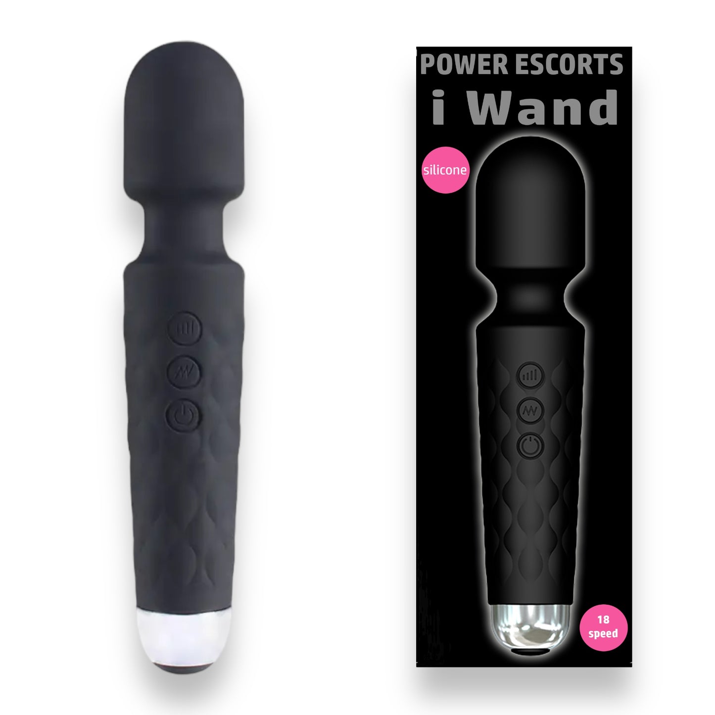 Power Escorts - BR20 - I Wand Massager - 18 Speed - 3 colours